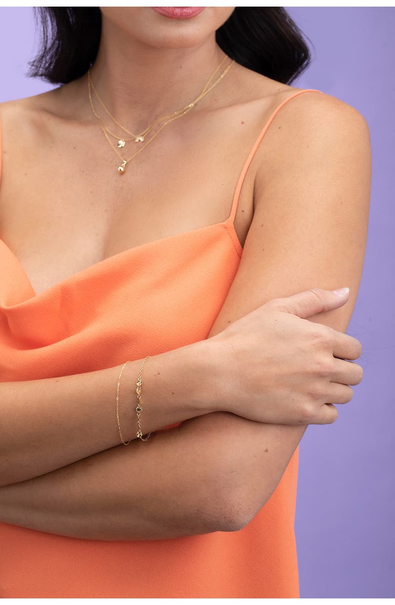 Bony Levy 14K Gold Shaky Charm Bracelet, Alternate, color, 