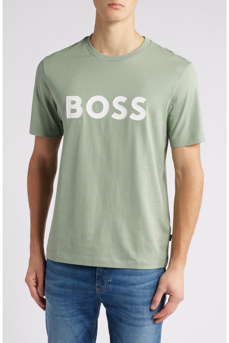 Tiburt Logo Graphic T-Shirt, Main, color, LIGHT/ PASTEL GREEN