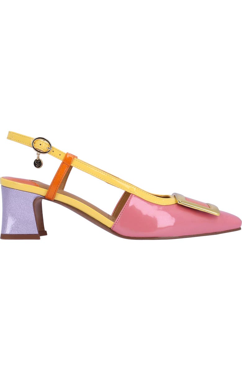 J. Reneé Kellen Slingback Pump, Alternate, color, Pink/ Yellow/ Orange