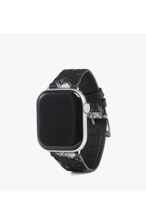 Mcm 42-49mm Apple Watch Band In Black