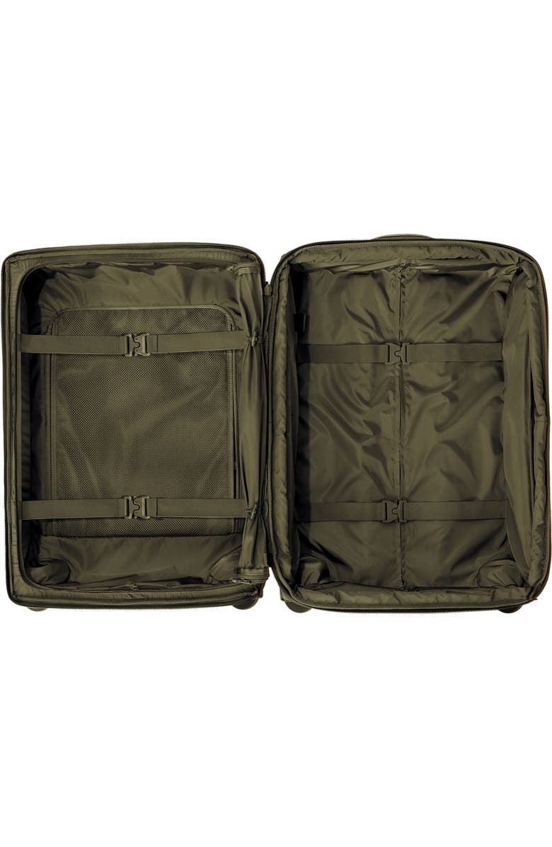 Dagne Dover Sydney Checked Rolling Luggage, Alternate, color, Dark Moss