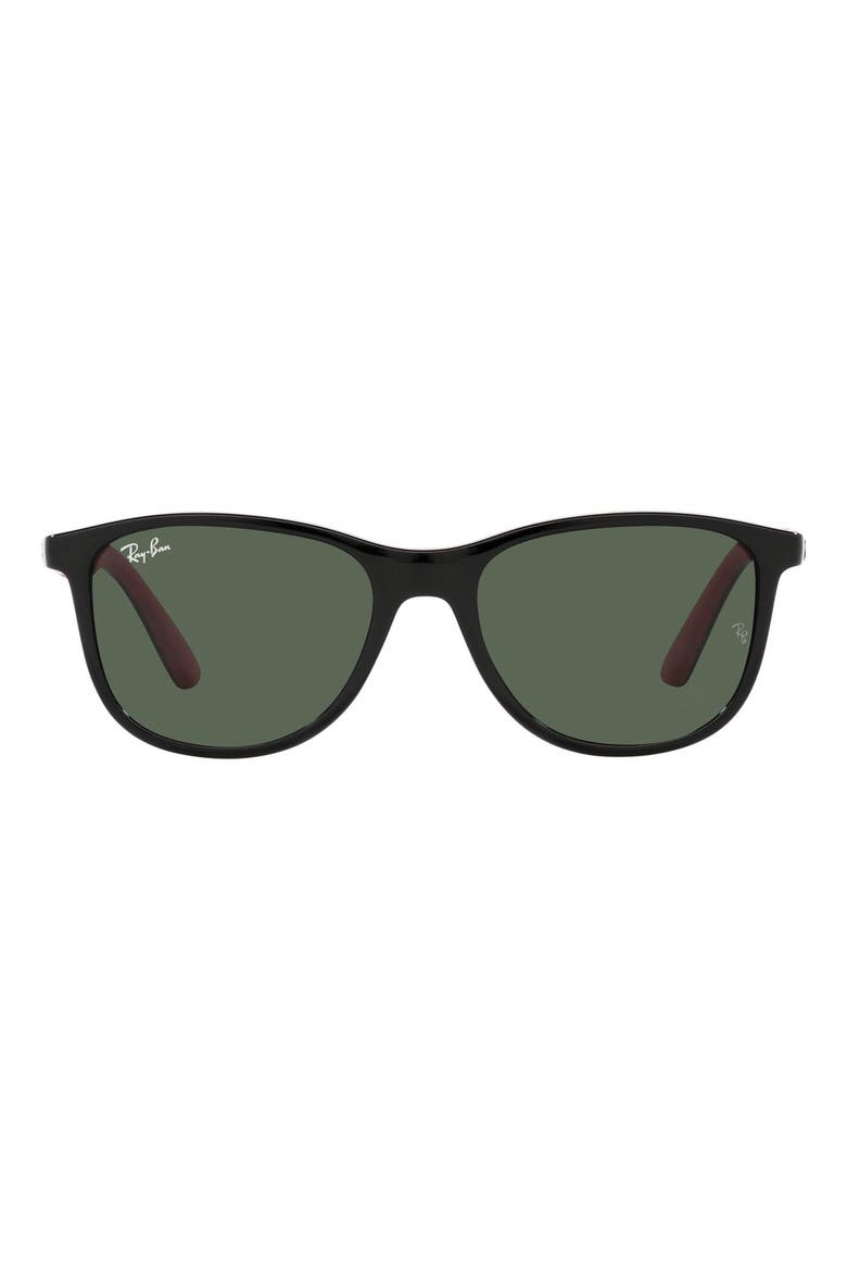 49mm Square Sunglasses, Main, color, DARK GREEN