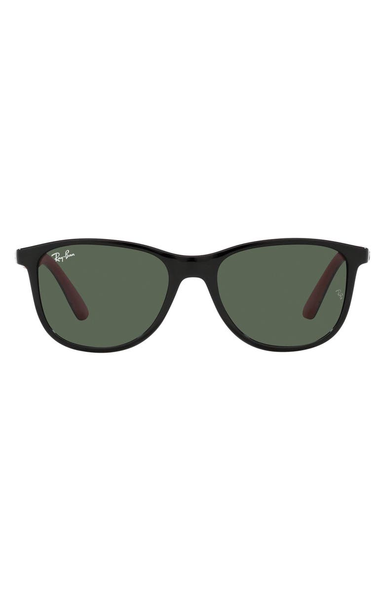 Ray-Ban 49mm Square Sunglasses, Main, color, Dark Green