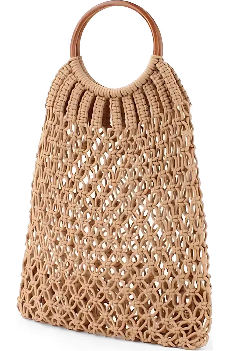 MacRae & Co. Macramé Tote Bag, Alternate, color,