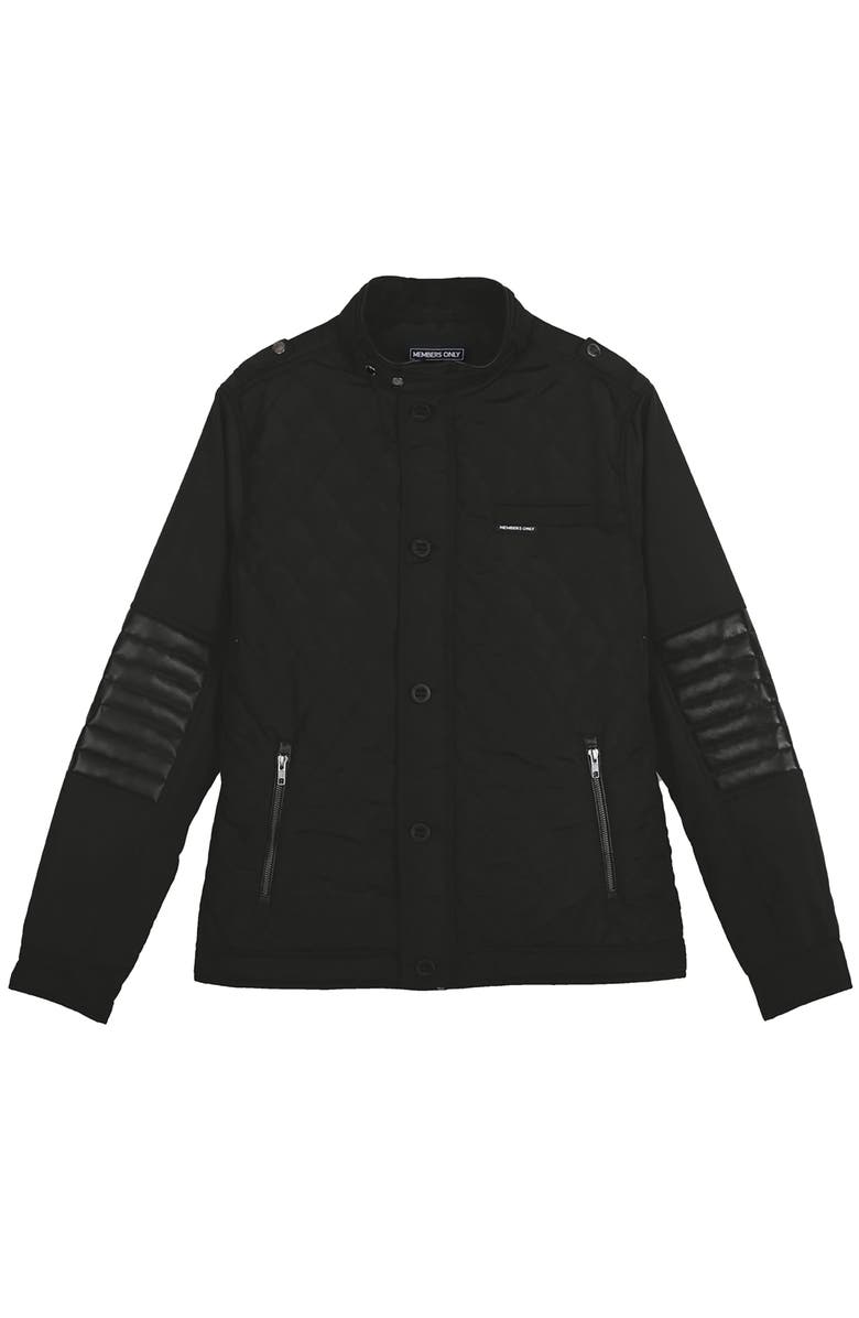 Members Only Men's Belmont Quilted Jacket, Alternate, color, Black