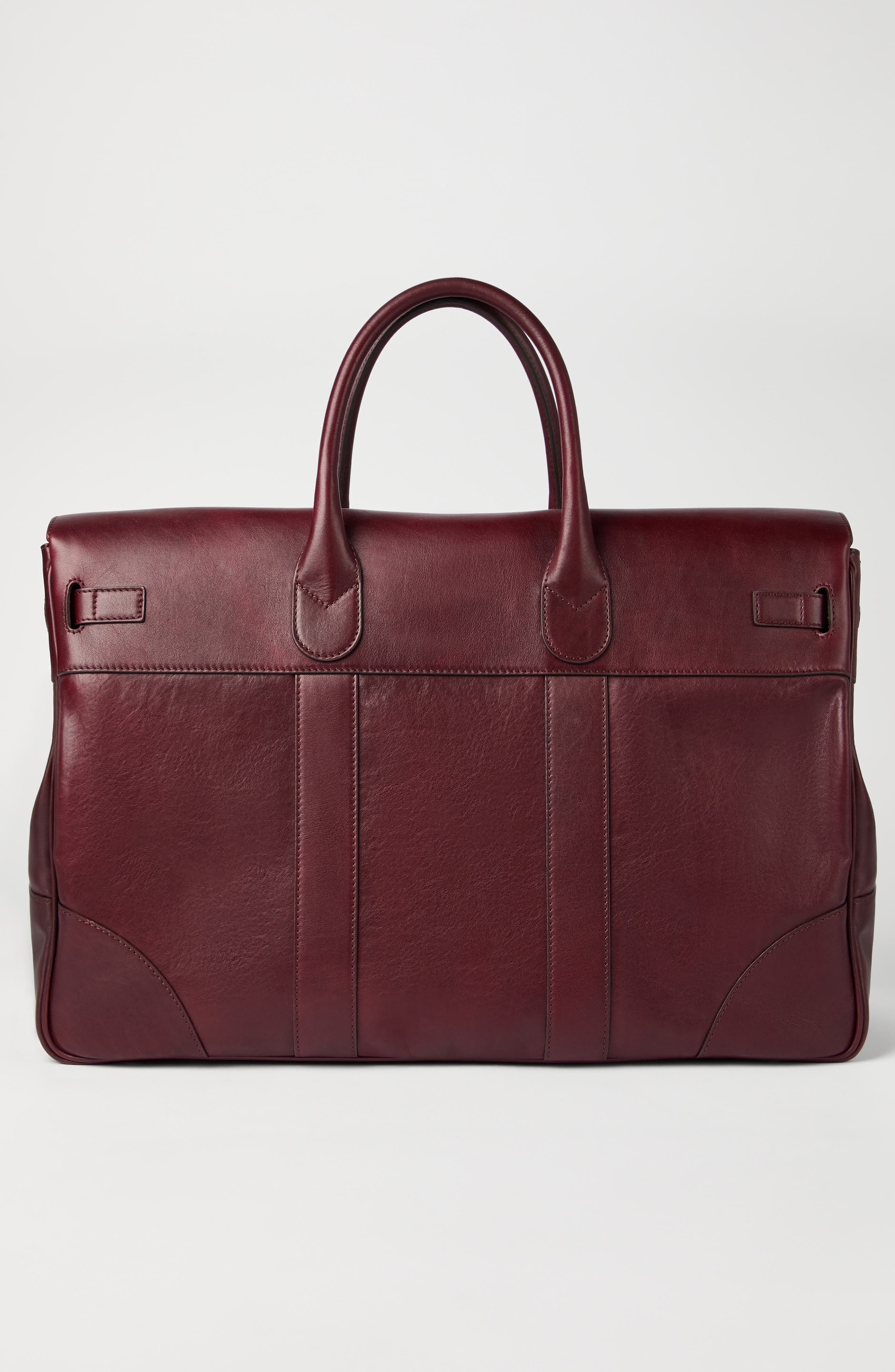 Brunello Cucinelli Calfskin bag, Alternate, color, Burgundy