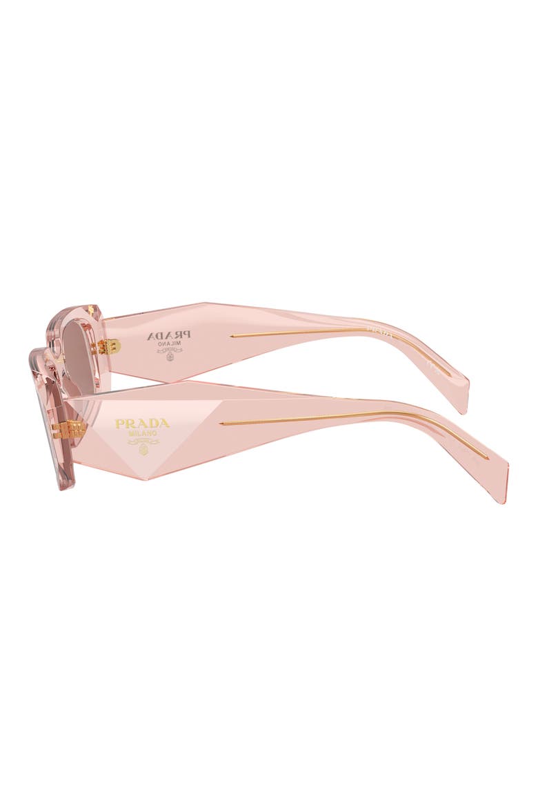 51mm Rectangular Sunglasses, Alternate, color, LITE BROWN