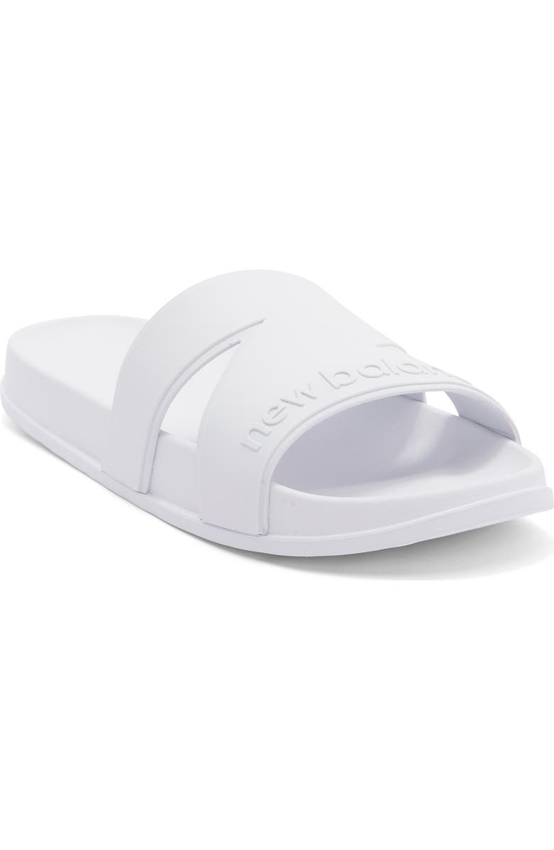 New Balance 20s Slide Sandal, Main, color, White