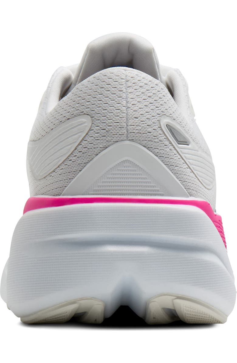 Brooks Ghost Max 3 Running Shoe, Alternate, color, White/ Moonlight/ Pink