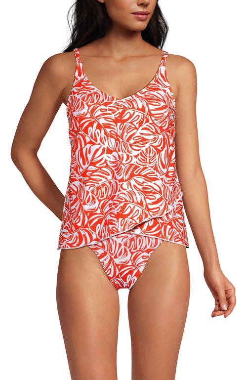 Lands' End Tulip Hem Tankini Top