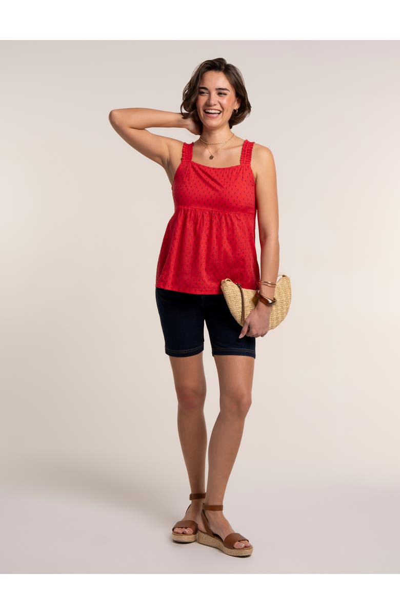Brakeburn Giovana Blouse, Main, color, Red