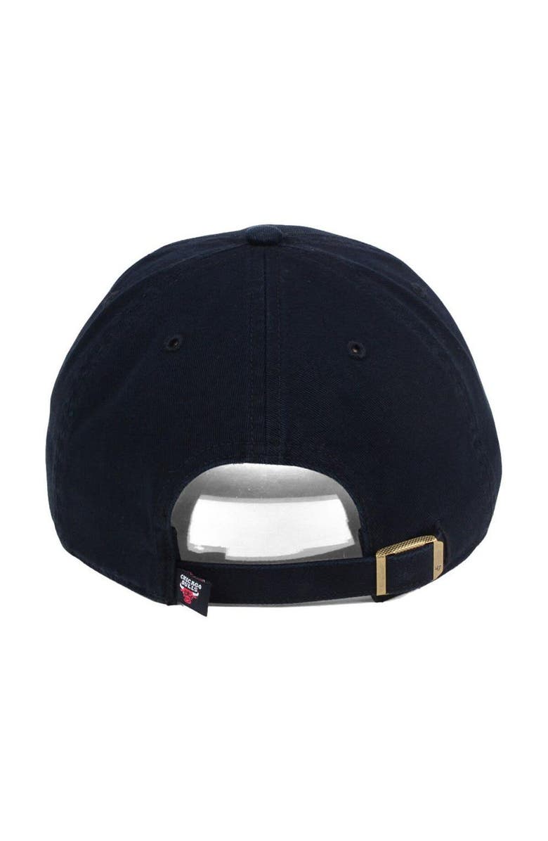 '47 Men's Chicago Bulls '47 Black Clean-Up Adjustable Hat, Alternate, color, Black