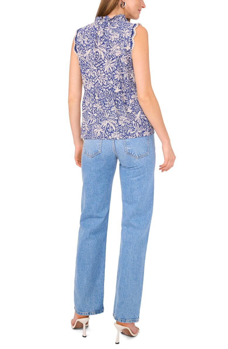 CeCe Tie Neck Sleeveless Top, Alternate, color, 