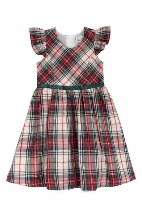 Kids' Plaid Taffeta Dress