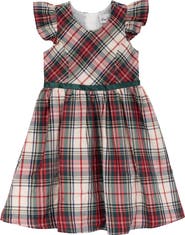 RARE, TOO! Kids' Plaid Taffeta Dress