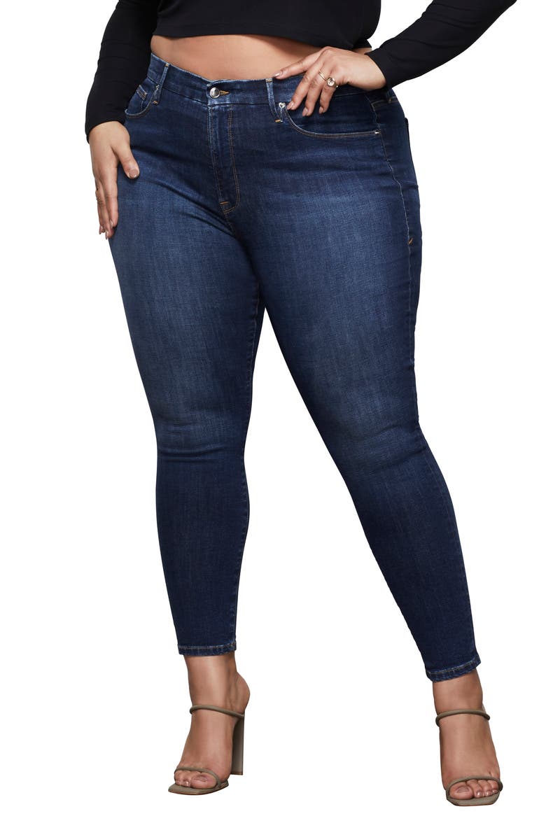 Good American Good Petite Skinny Jeans, Alternate, color, 
