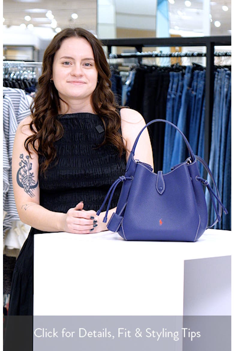 Small Polo Play Pebble Leather Crossbody Tote video