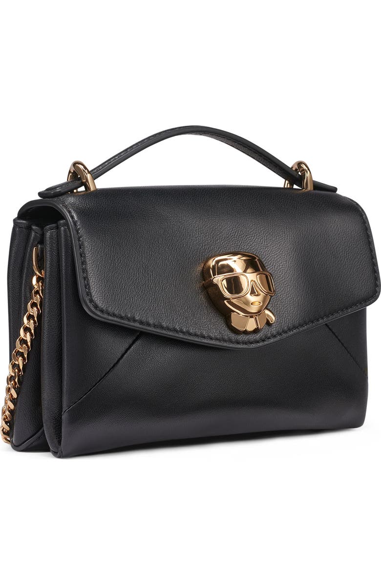 KARL LAGERFELD PARIS Chantaye Crossbody, Alternate, color, Black/Gold