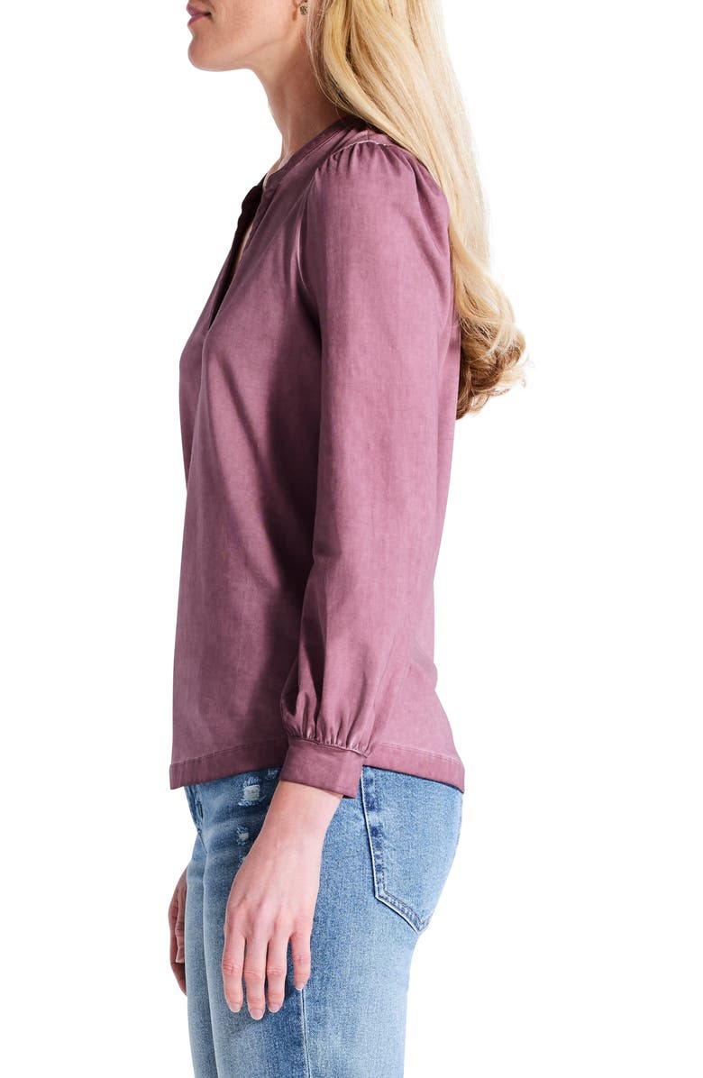 NZT by NIC+ZOE Perfect Knit Henley Top, Alternate, color, 