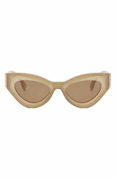 Fendi FF Diamonds 52mm Cat Eye Sunglasses