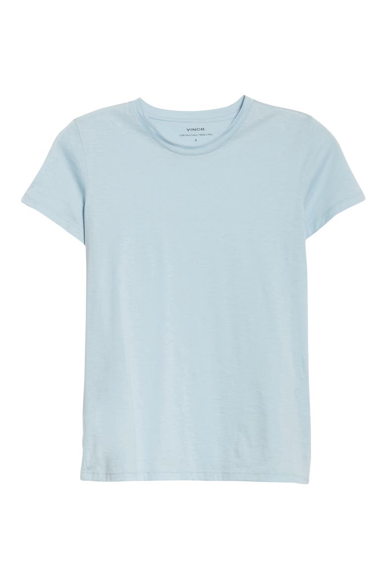 Essential Pima Cotton Crewneck Tee, Alternate, color, SEASCAPE