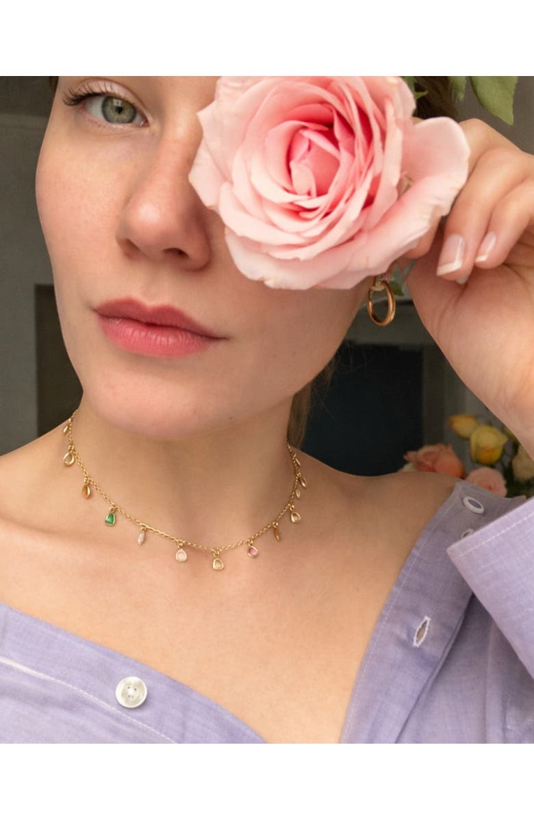 NATIVE GEM Candy Gem Rainbow Gemstone Necklace, Alternate, color, Pink