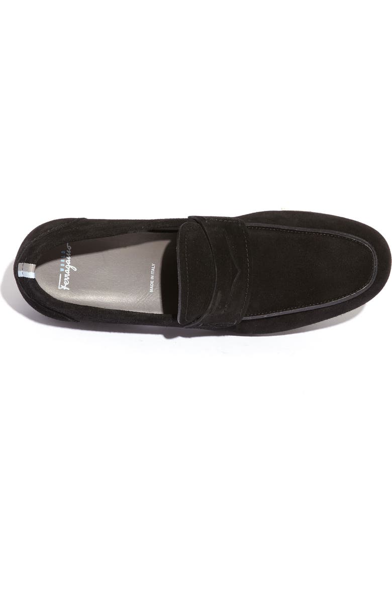 FERRAGAMO Salvatore Ferragamo 'Tour 2' Suede Penny Loafer, Alternate, color,