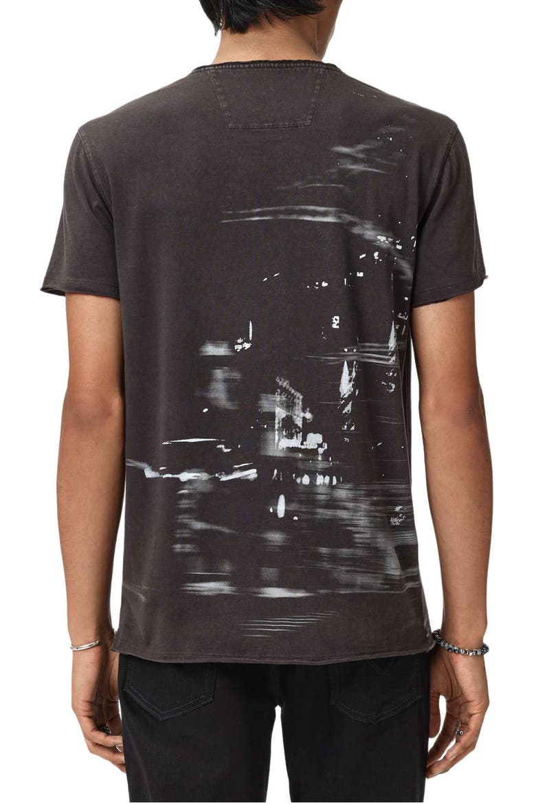 Raw Edge City Photo Graphic T-Shirt, Alternate, color, CHARCOAL