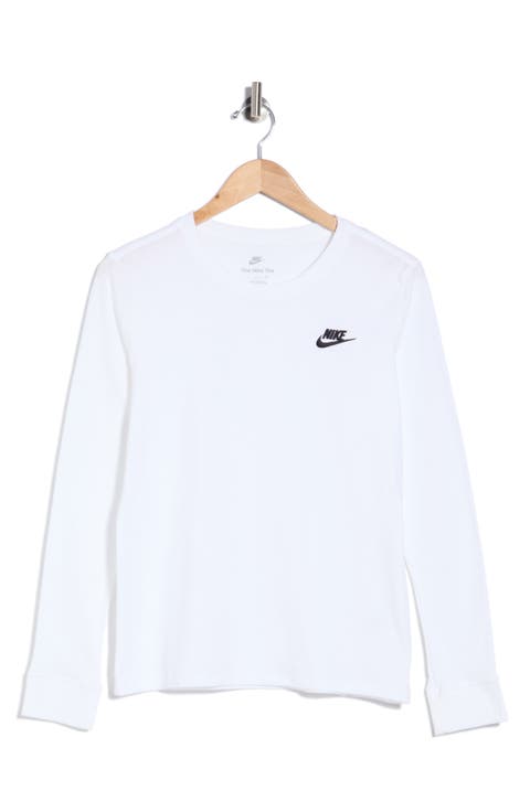 Club Logo Cotton Long Sleeve Graphic T-Shirt