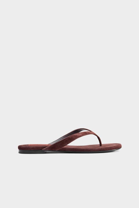 Suede Riviera Thong Sandal