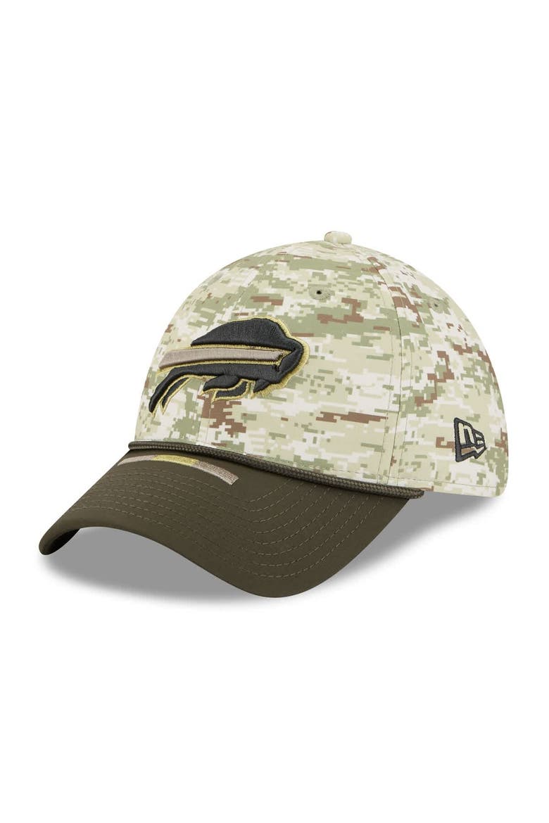 Men's New Era  Camo Buffalo Bills 2025 Salute to Service 39THIRTY Flex Hat, Alternate, color, Camo