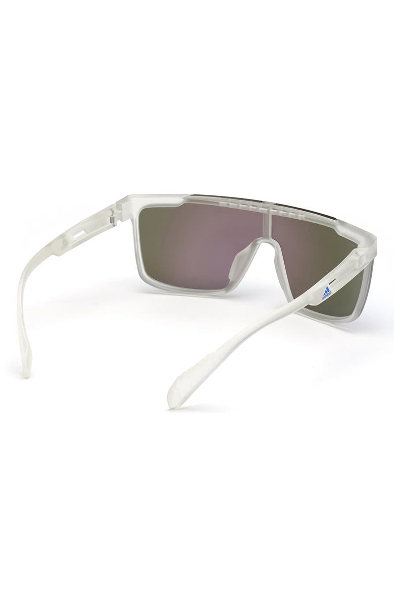 adidas Shield Sunglasses, Alternate, color, Crystal / Smoke Mirror