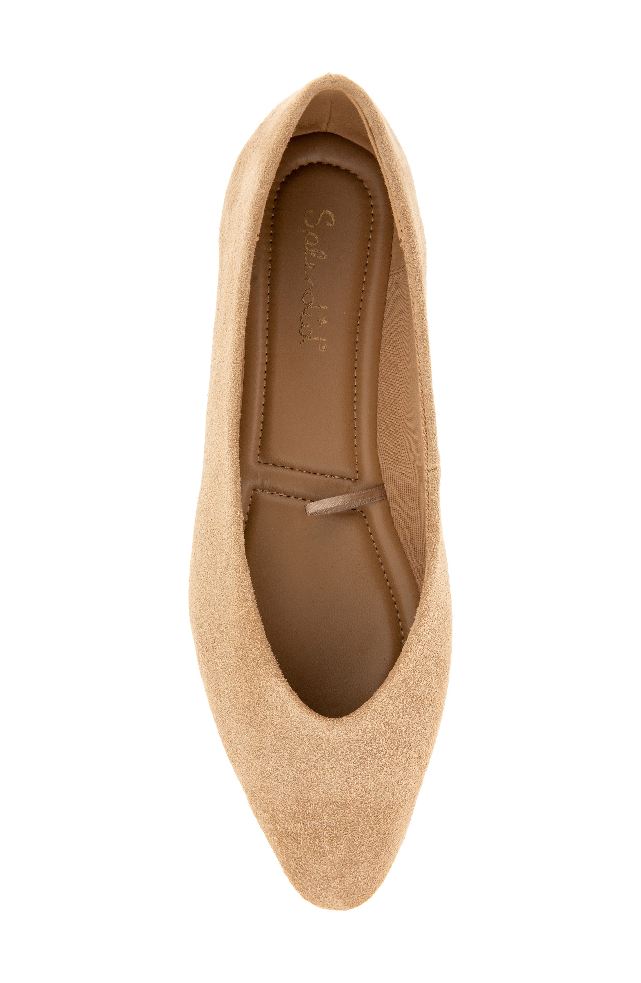 Latouche Leather Flat, Alternate, color, GOLDEN BROWN