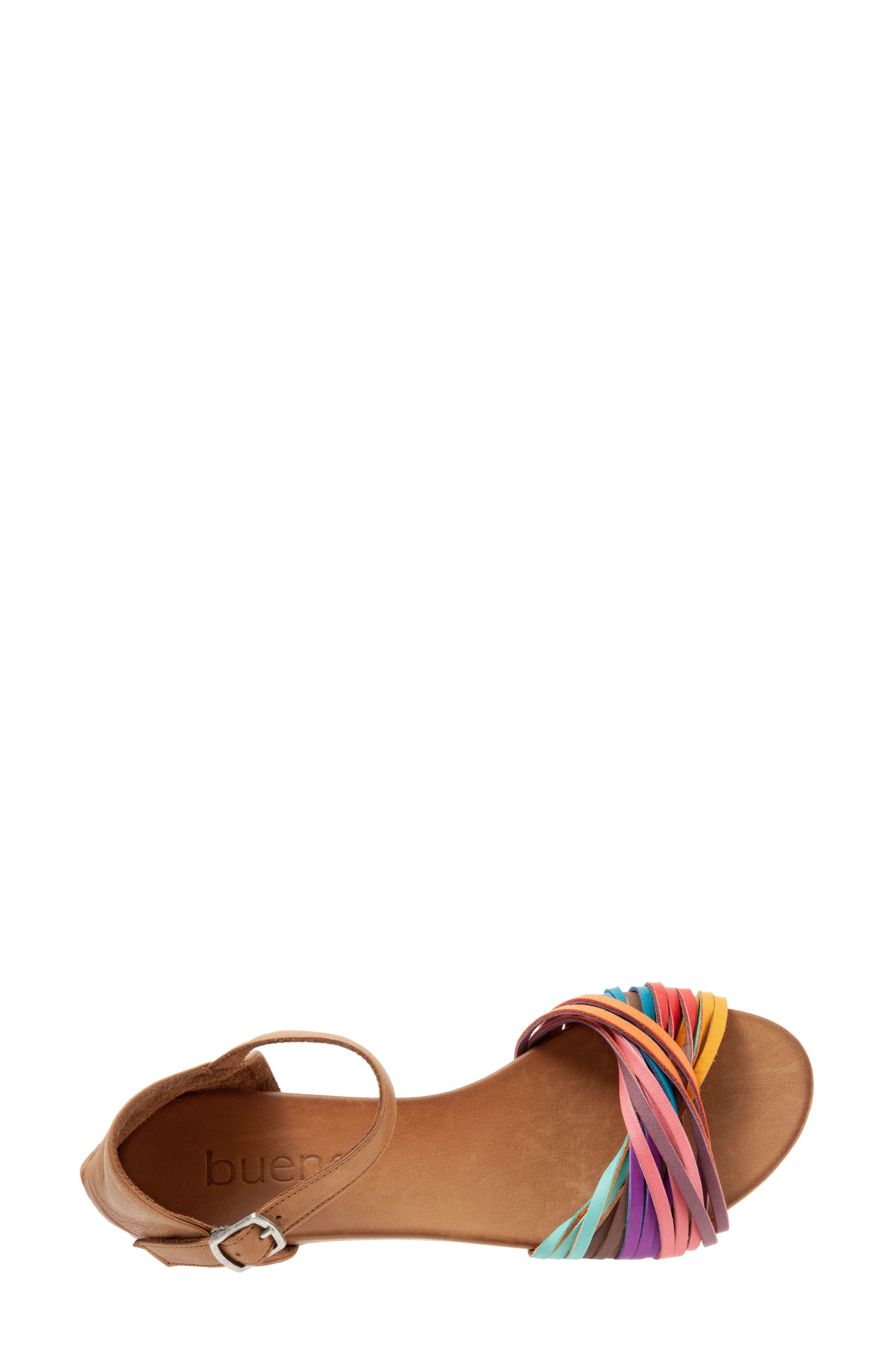 Bueno Cara Sandal, Alternate, color, Bright Multi Leather