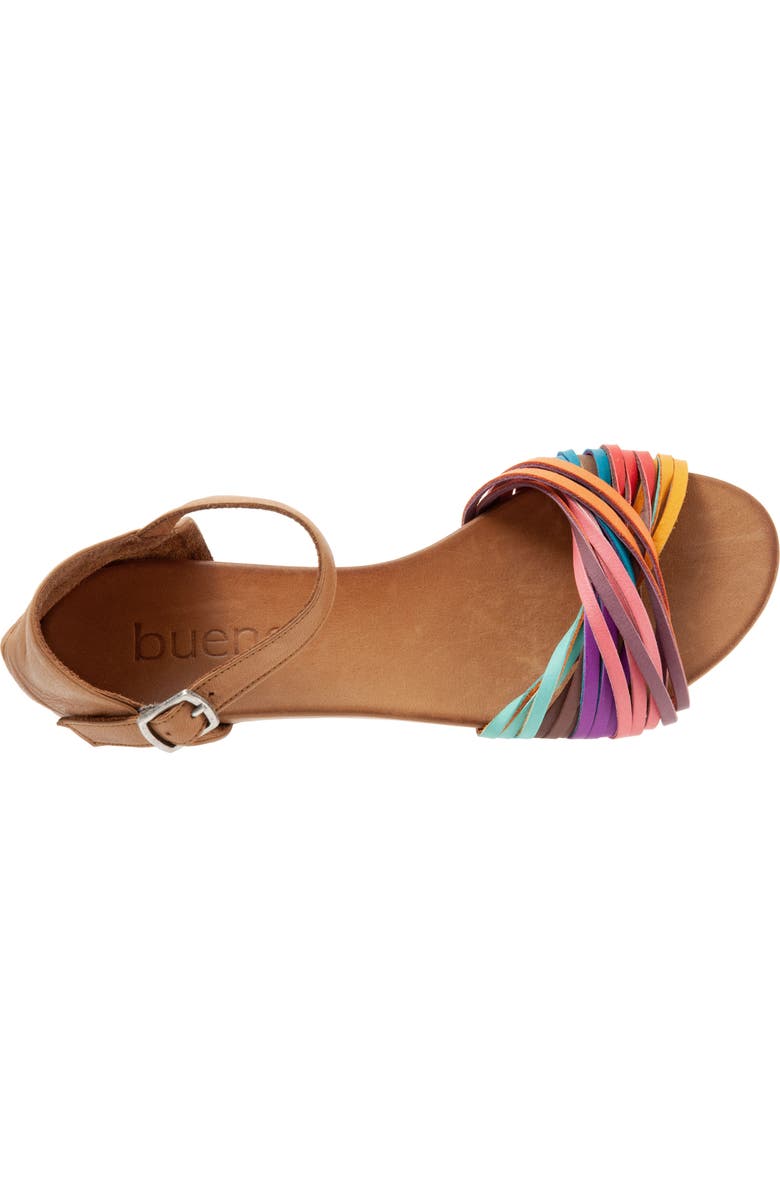 Bueno Cara Sandal, Alternate, color, Bright Multi Leather