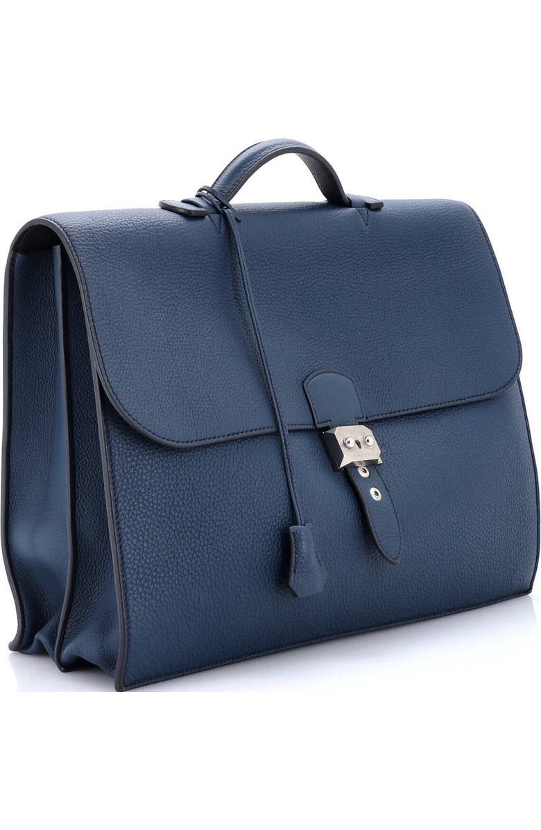 Pre-Owned Hermes Sac a Depeches Bag Verso Togo 38, Alternate, color, Colvert