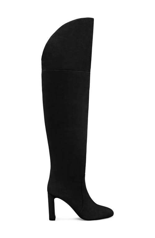 Stuart Weitzman Babette Over The Knee Tubo 85 Boot In Black