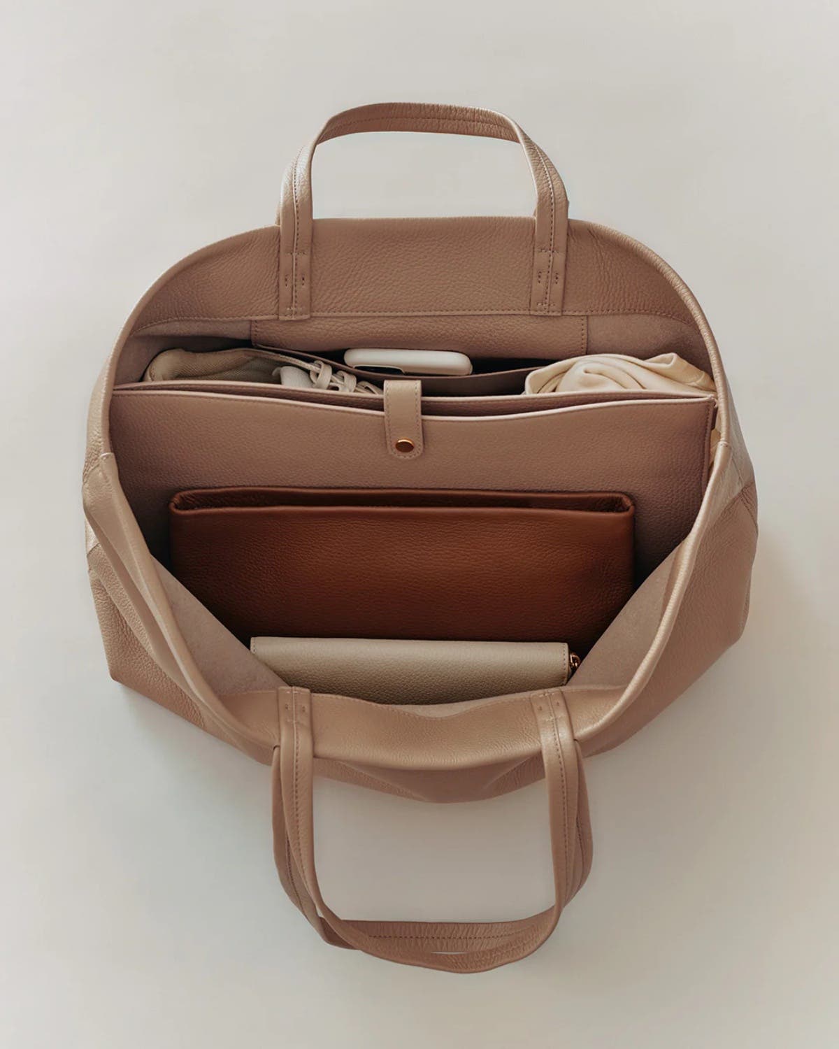 Cuyana Small Easy Tote, Alternate, color, Stone