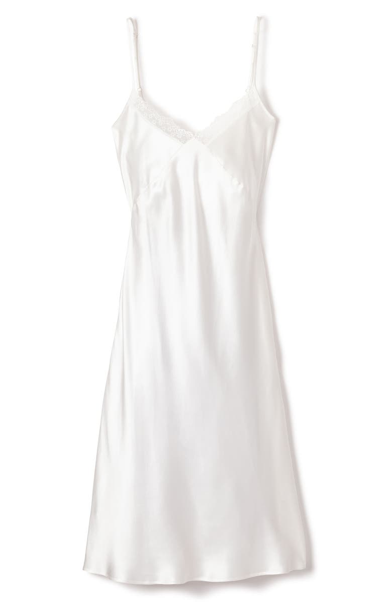Petite Plume Silk Chemise, Main, color,