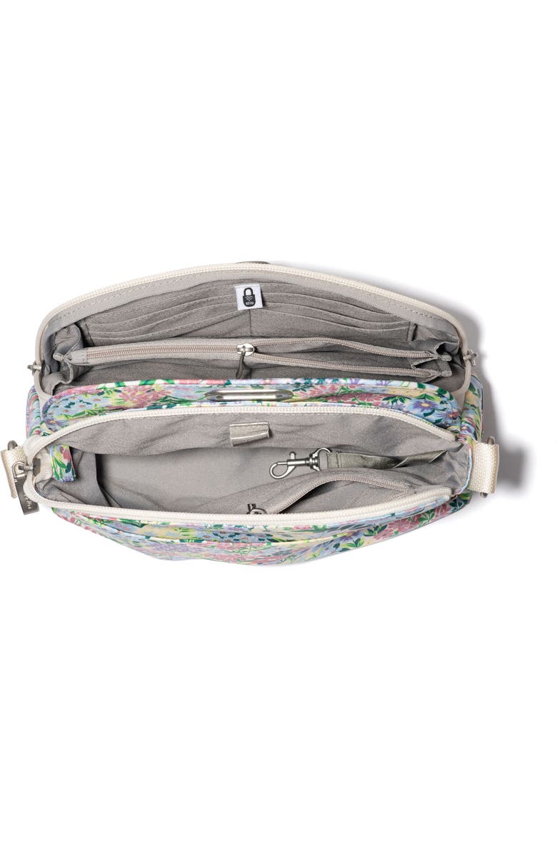 BAGGALLINI Coastal Flip Lock Crossbody Bag, Alternate, color, Meadow Print