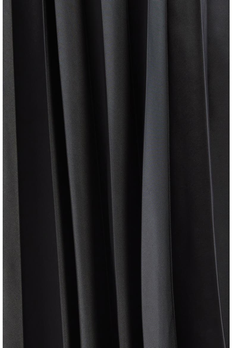 Pleated Cargo Midi Skirt, Alternate, color, BLACK 001
