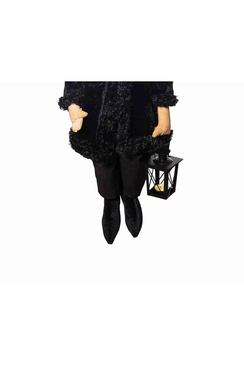 Peter Prue with Lantern Halloween Joe Spencer Gathered Traditions Figurine, Alternate, color, Black