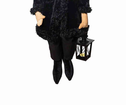 Gallerie Ii Peter Prue With Lantern Joe Spencer Gathered Traditions Soft Art Doll Fall Autumn Hallow In Black