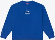 Mitchell & Ness Women's Mitchell & Ness Royal Seattle Seahawks Core Essentials Micro Logo Fleece Sweatshirt