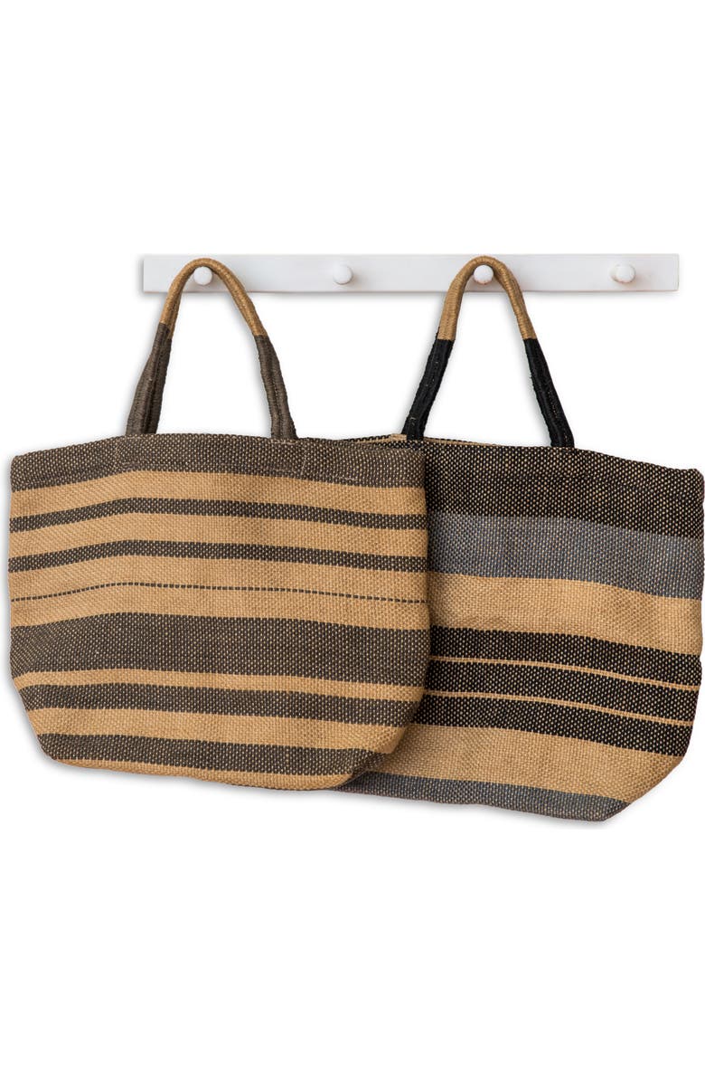 Will & Atlas Sonoma Stripe Jute Shopper, Alternate, color,