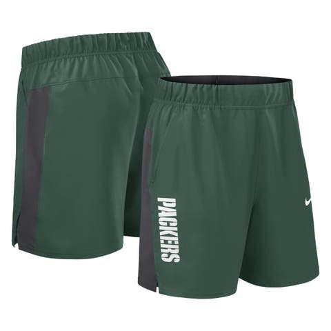 Men's Nike Green Green Bay Packers Woven Victory Performance Shorts