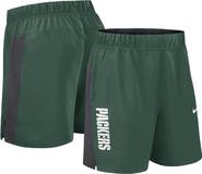 Nike Men's Nike Green Green Bay Packers Woven Victory Performance Shorts