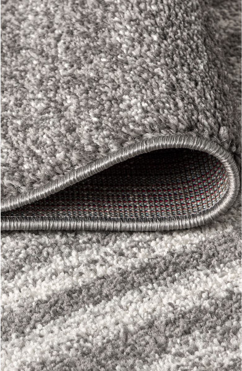 JONATHAN Y Aya Berber Stripe Geometric Area Rug, Alternate, color, Gray/Cream