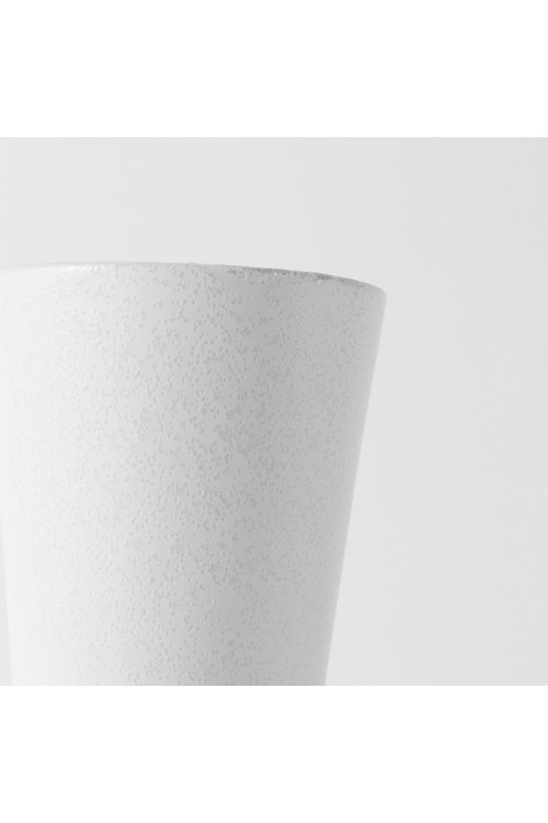 Laforge Ceramic Vase, Alternate, color, White