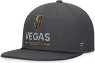FANATICS Men's Fanatics Charcoal Vegas Golden Knights Authentic Pro Rink Lockup Snapback Hat